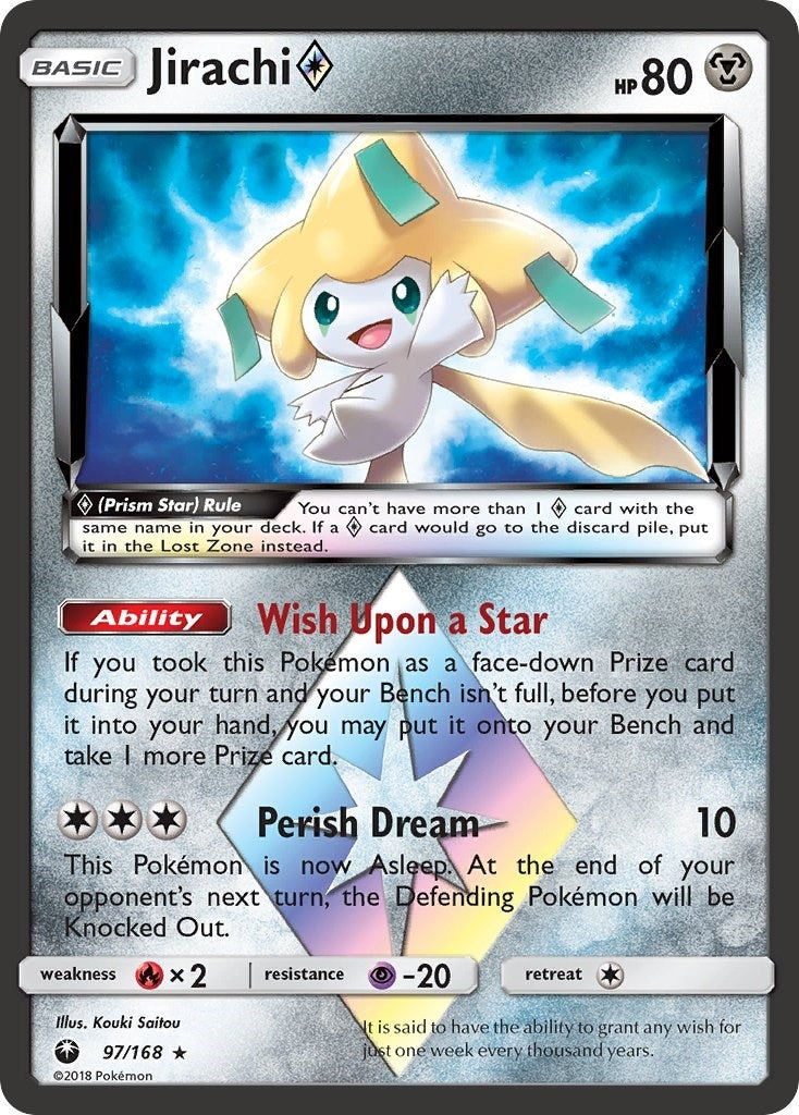 Image for Jirachi Prism Star (97/168) (SM - Celestial Storm) (CES) - Pokemon