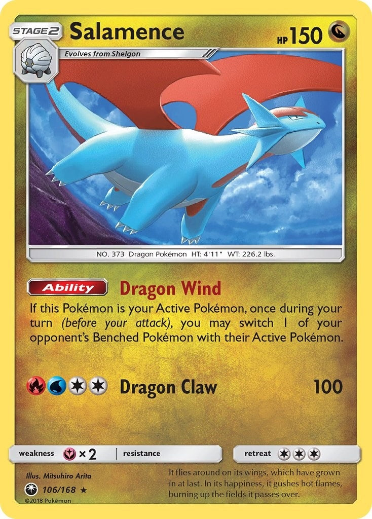 Image for Salamence (106/168) (SM - Celestial Storm) (CES) - Pokemon