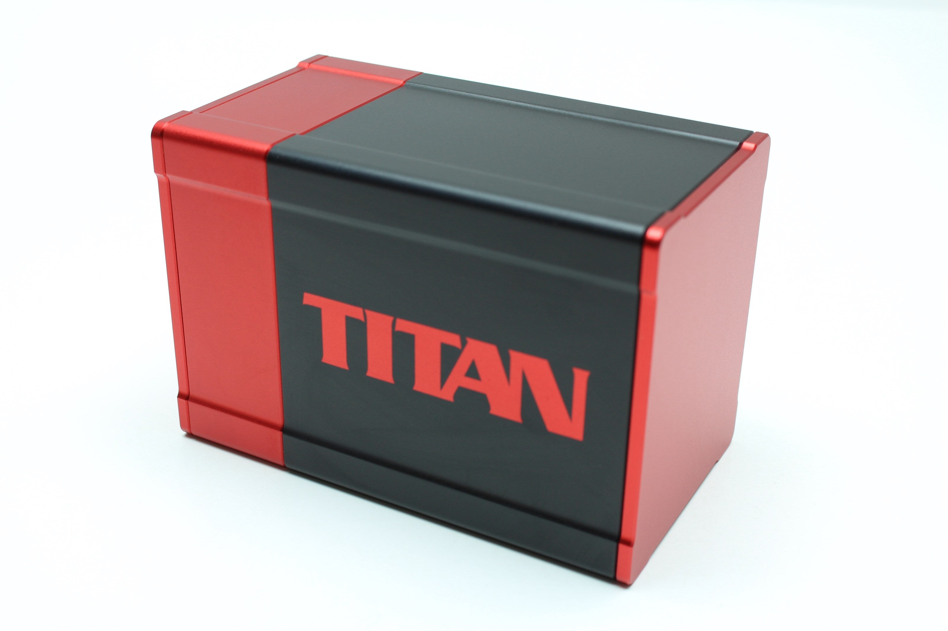Image for TITAN Deck Box - Red - Deck Boxes