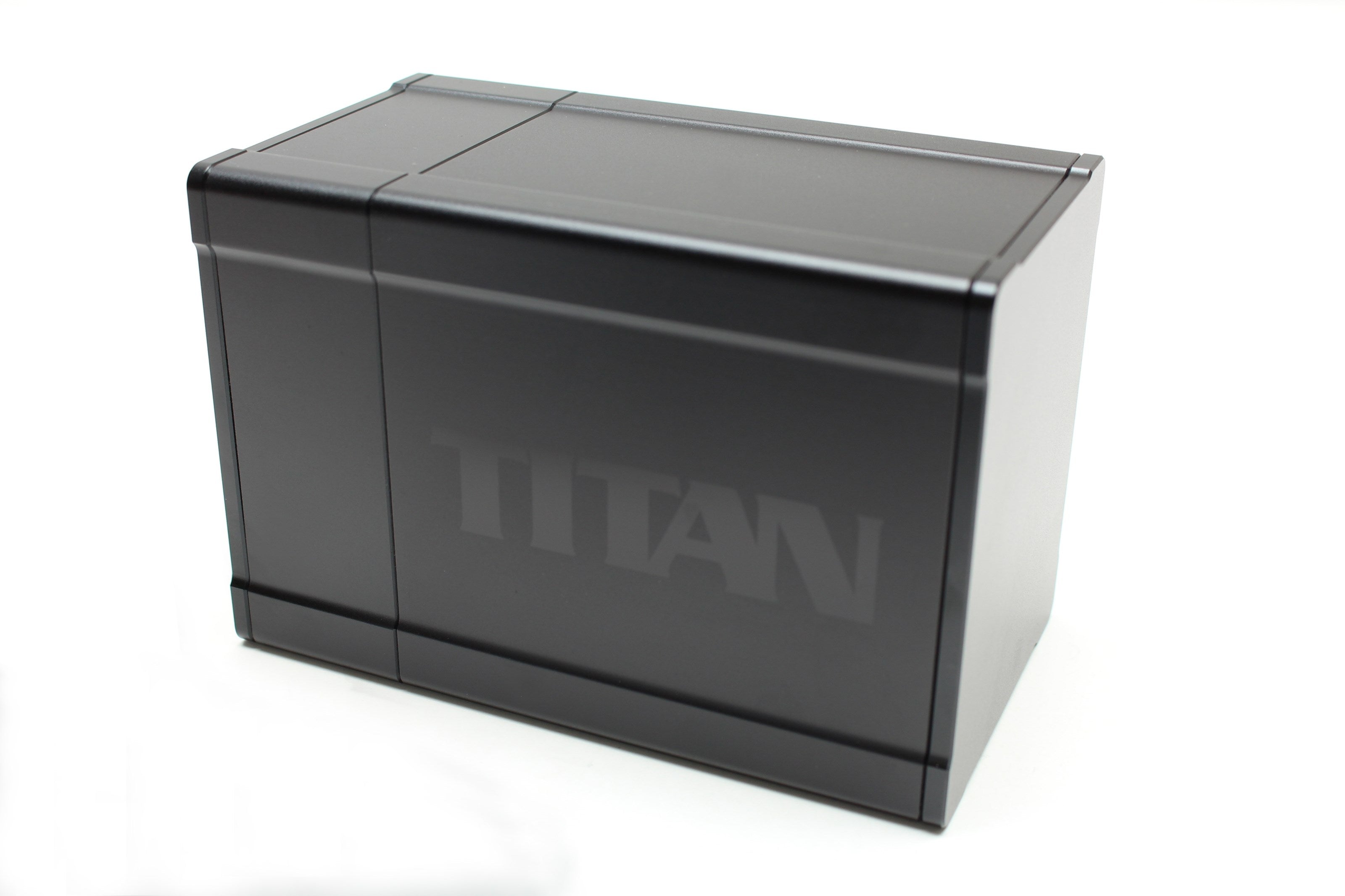 Image for TITAN Deck Box - Black - Deck Boxes