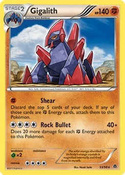 Image for Gigalith - 53/98 (Cracked Ice Holo) (053/098) (Blister Exclusives) - Pokemon