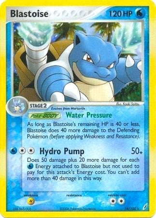 Image for Blastoise - 14/100 (EX Crystal Guardians) (014/100) (Deck Exclusives) (PR) - Pokemon