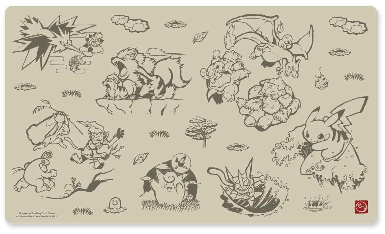 Image for Pokemon TCG: Pikachu Scroll Painting Playmat - Playmats