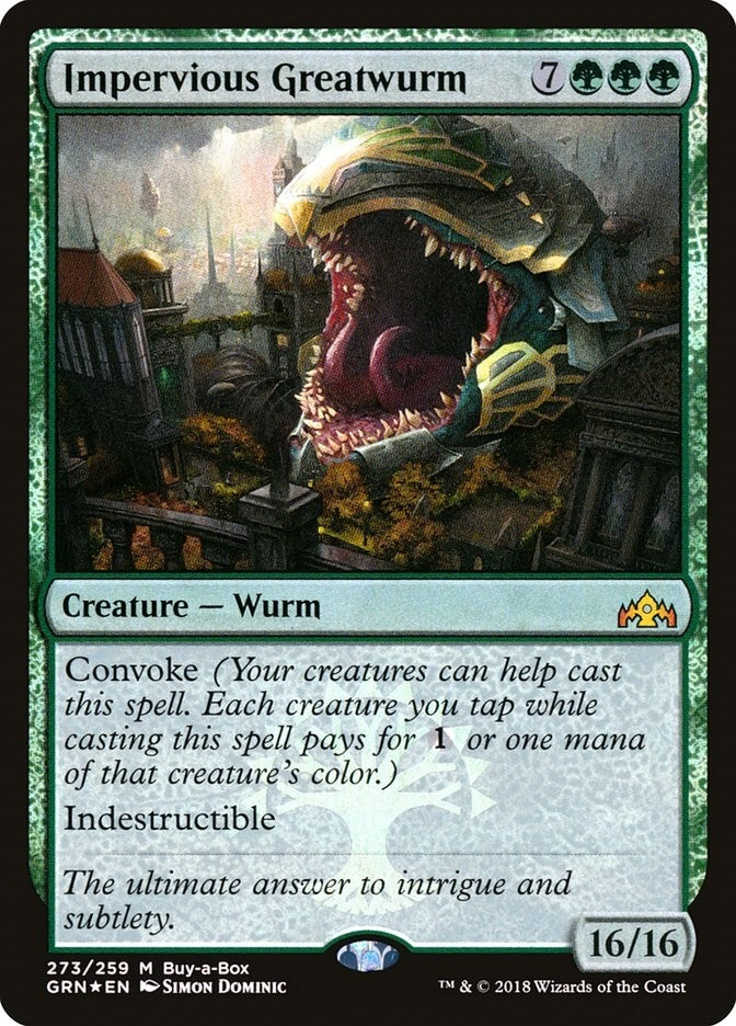 Impervious Greatwurm (273) (Buy-A-Box Promos) - PokeBox USA