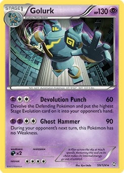 Image for Golurk - 59/124 (EX Dragons Exalted) (059/124) (Deck Exclusives) (PR) - Pokemon