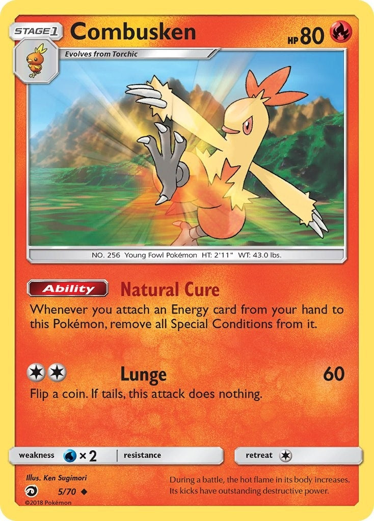 Image for Combusken (5/70) (Dragon Majesty) (DRM) - Pokemon