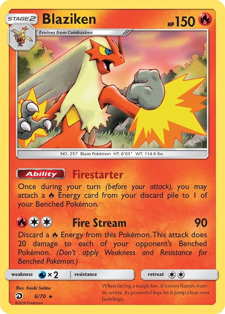 Image for Blaziken (6/70) (Dragon Majesty) (DRM) - Pokemon