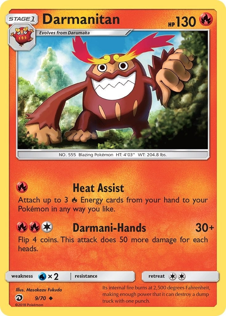 Image for Darmanitan (9/70) (Dragon Majesty) (DRM) - Pokemon