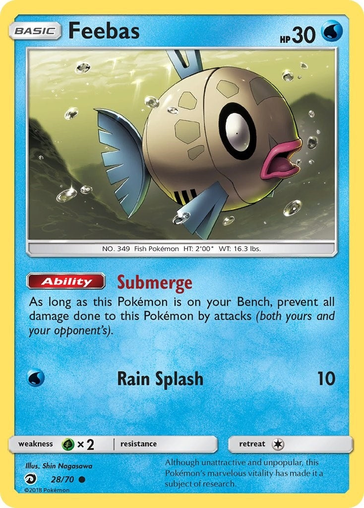 Image for Feebas (28/70) (Dragon Majesty) (DRM) - Pokemon