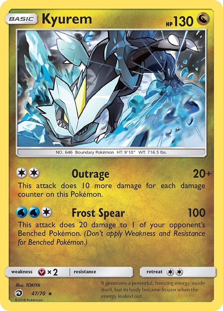 Image for Kyurem (47/70) (Dragon Majesty) (DRM) - Pokemon