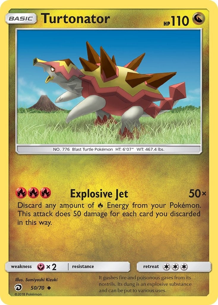 Image for Turtonator (50/70) (Dragon Majesty) (DRM) - Pokemon