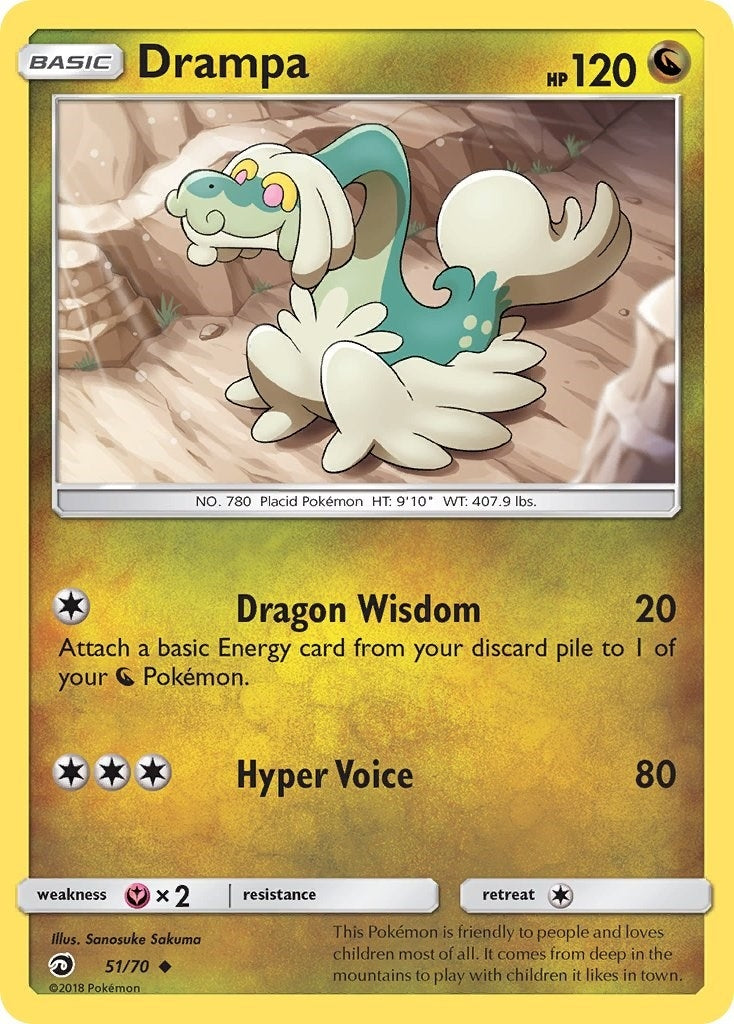 Image for Drampa (51/70) (Dragon Majesty) (DRM) - Pokemon