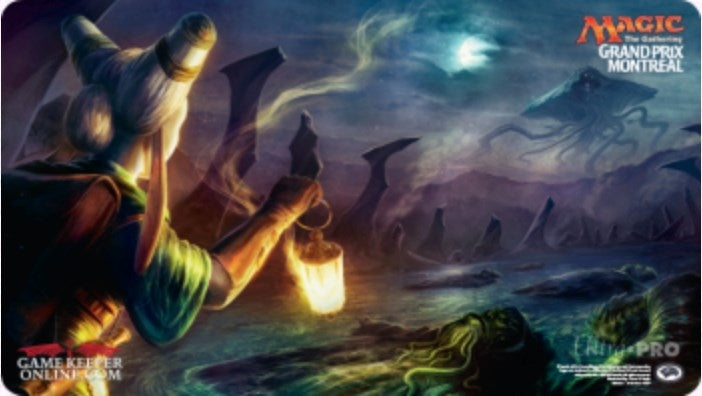 Image for Magic Grand Prix 2016 Playmat: Montreal - Tamiyo watching Emrakul, the Promised End - Playmats