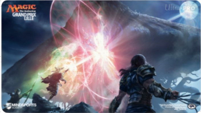 Image for Magic Grand Prix 2016 Playmat: Prix Lille - The Gatewatch fighting Emrakul - Playmats