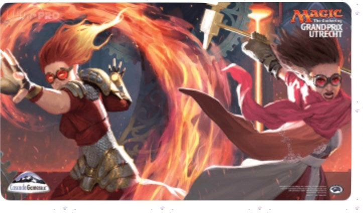 Image for Magic Grand Prix 2017 Playmat: Utrecht - Chandra's Revolution and Pia's Revolution - Playmats