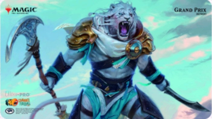 Image for Magic Grand Prix 2018 Playmat: Detroit (Version 2) - Ajani, Adersary of Tyrants - Playmats