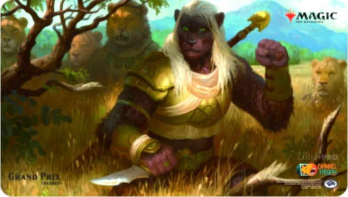 Image for Magic Grand Prix 2018 Playmat: Orlando - Leonin Warleader - Playmats