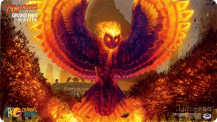 Image for Magic Grand Prix 2018 Playmat: Seattle Standard - Rekindling Phoenix - Playmats