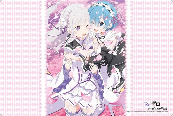 Image for Bushiroad Rubber Mat Collection Vol.158: Re:ZERO -Starting Life in Another World- - Emilia & Rem - Playmats