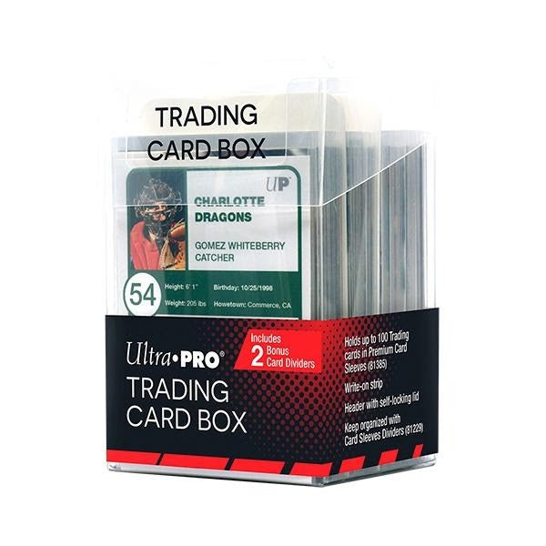 Image for Trading Card Box - Clear (Holds 100) - Deck Boxes