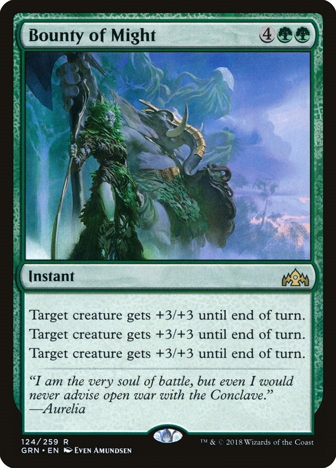 Bounty of Might (124) (Guilds of Ravnica)