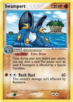 Image for Swampert - 27/100 (EX Crystal Guardians) (027/100) (Deck Exclusives) (PR) - Pokemon
