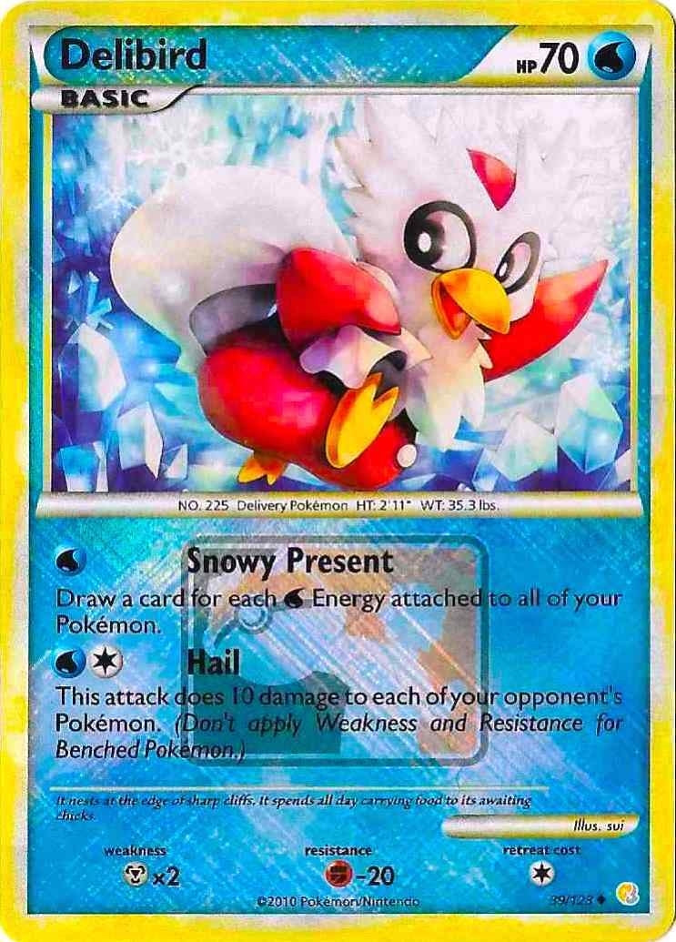Image for Delibird - 39/123 (League Promo) (039/123) (League & Championship Cards) (PR) - Pokemon