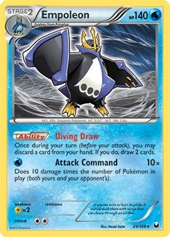 Image for Empoleon - 29/108 (Battle Arena Deck Exclusive) (029/108) (Deck Exclusives) (PR) - Pokemon