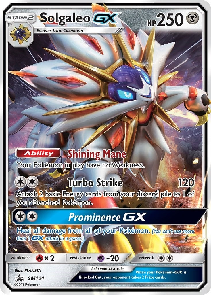Image for Solgaleo GX - SM104 (SM104) (SM Promos) (SMP) - Pokemon