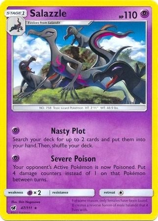 Image for Salazzle - 47/111 (SM Crimson Invasion) (047/111) (Deck Exclusives) (PR) - Pokemon