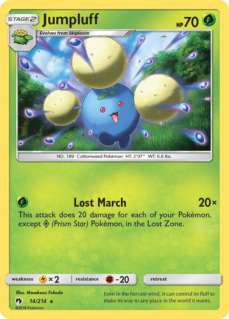 Image for Jumpluff (14/214) (SM - Lost Thunder) (SM8) - Pokemon