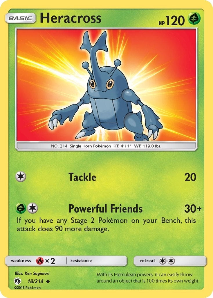 Image for Heracross (18/214) (SM - Lost Thunder) (SM8) - Pokemon