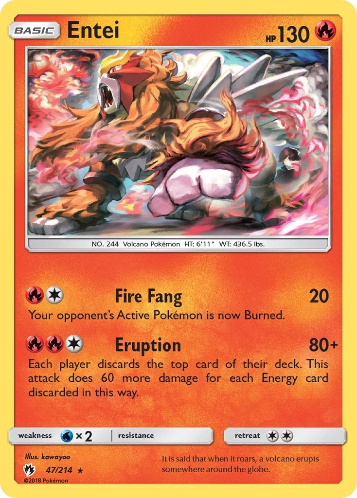 Image for Entei (47/214) (SM - Lost Thunder) (SM8) - Pokemon