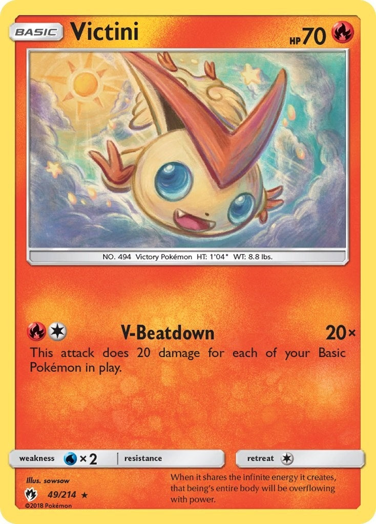 Image for Victini (49/214) (SM - Lost Thunder) (SM8) - Pokemon