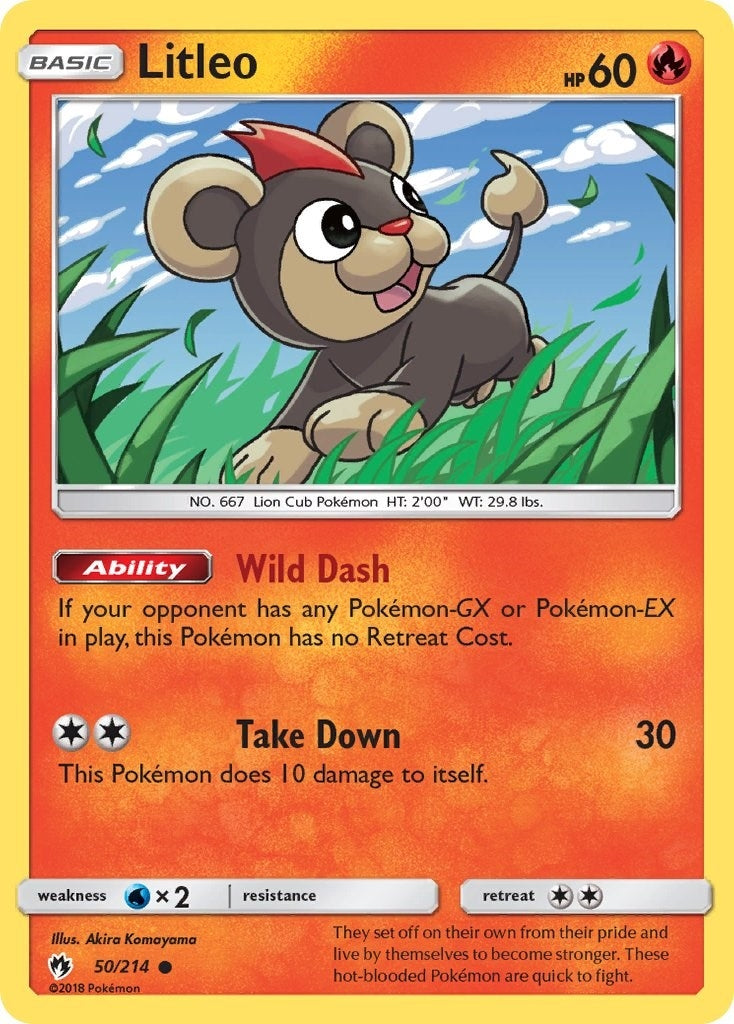 Image for Litleo (50/214) (SM - Lost Thunder) (SM8) - Pokemon