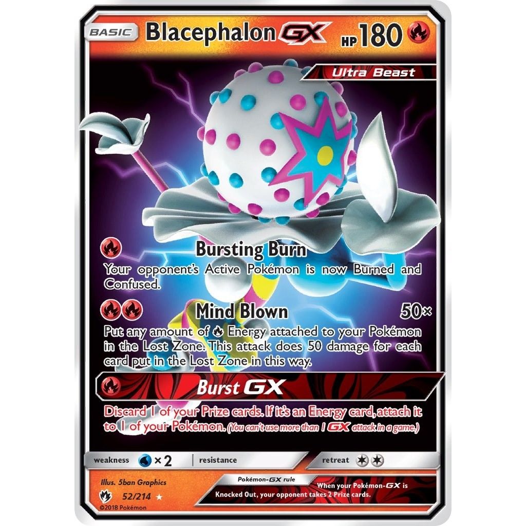 Image for Blacephalon GX (52/214) (SM - Lost Thunder) - Pokemon