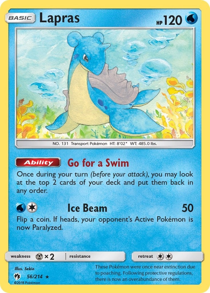 Image for Lapras (56/214) (SM - Lost Thunder) (SM8) - Pokemon