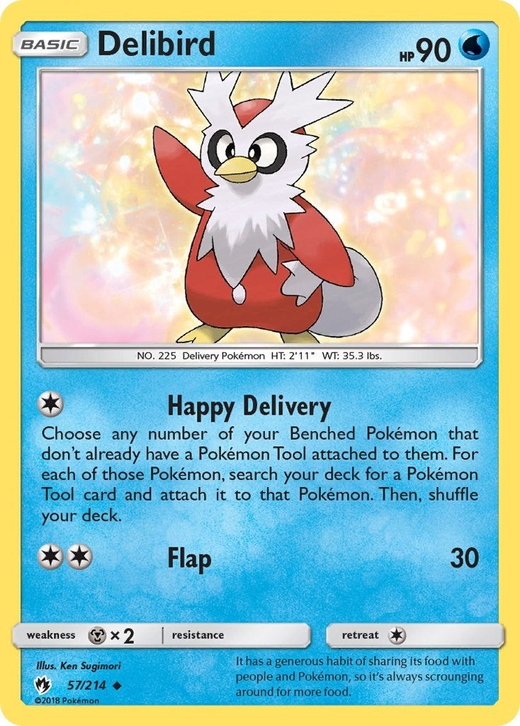 Image for Delibird (57/214) (SM - Lost Thunder) (SM8) - Pokemon