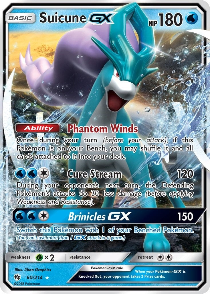 Image for Suicune GX (60/214) (SM - Lost Thunder) (SM8) - Pokemon