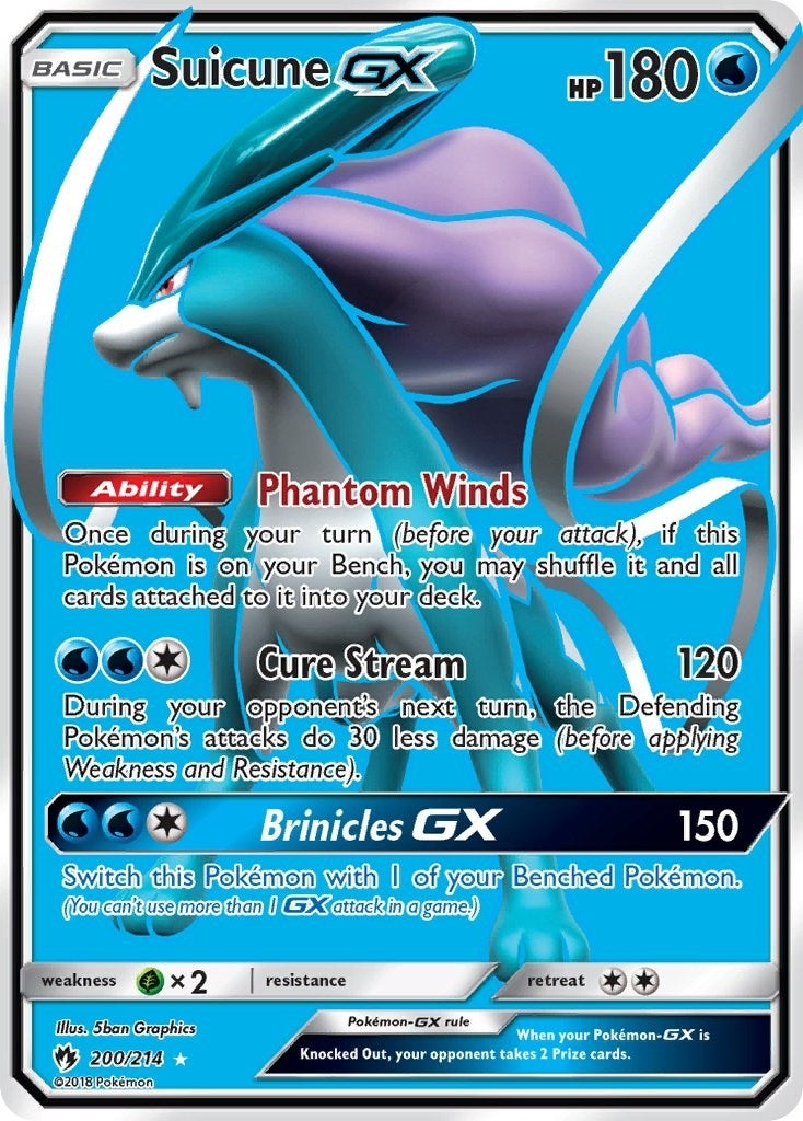 Image for Suicune GX (Full Art) (200/214) (SM - Lost Thunder) (SM8) - Pokemon