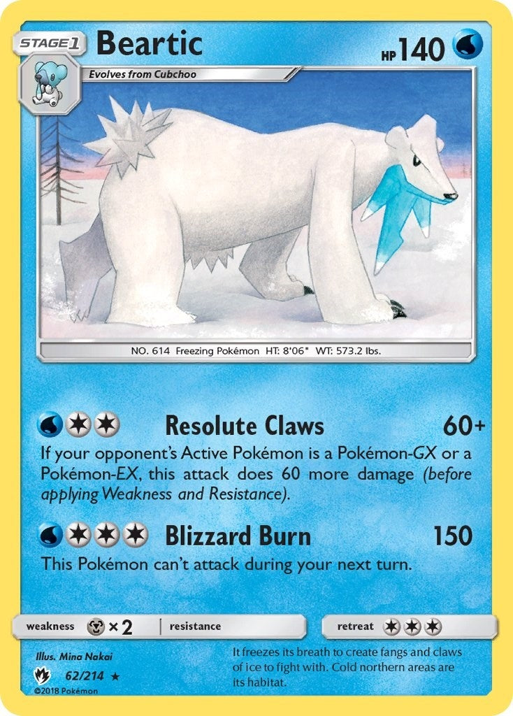 Image for Beartic (62/214) (SM - Lost Thunder) (SM8) - Pokemon