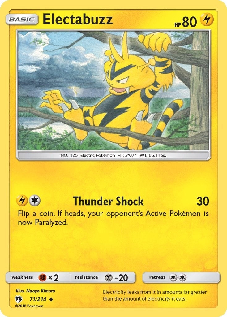 Image for Electabuzz (71/214) (SM - Lost Thunder) (SM8) - Pokemon