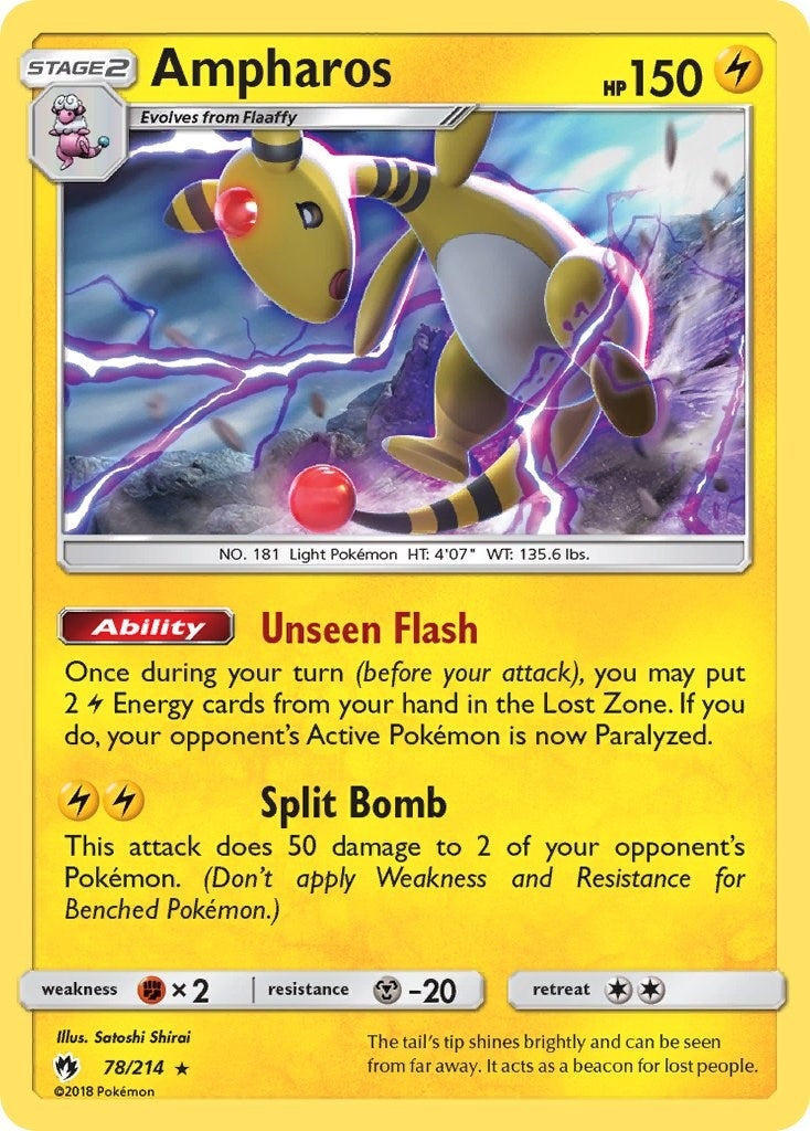 Image for Ampharos (78/214) (SM - Lost Thunder) (SM8) - Pokemon