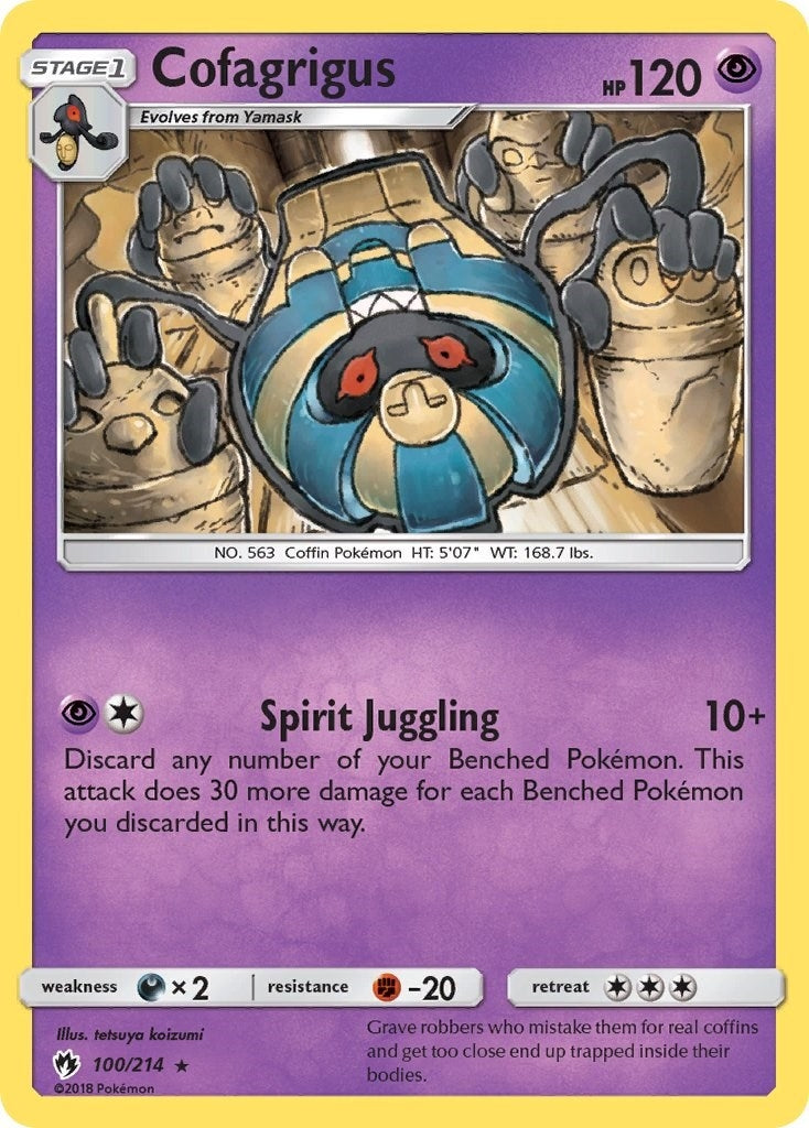 Image for Cofagrigus (100/214) (SM - Lost Thunder) (SM8) - Pokemon