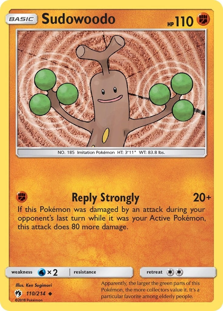 Image for Sudowoodo (110/214) (SM - Lost Thunder) (SM8) - Pokemon