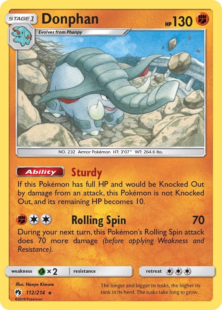 Image for Donphan (112/214) (SM - Lost Thunder) (SM8) - Pokemon