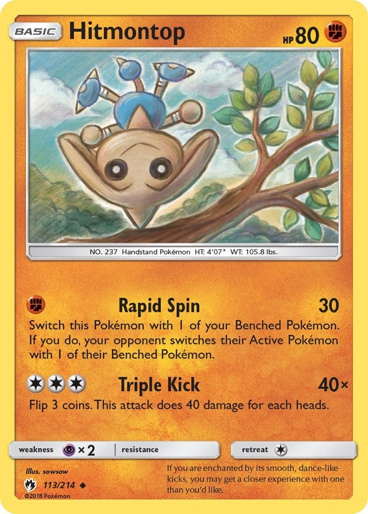 Image for Hitmontop (113/214) (SM - Lost Thunder) (SM8) - Pokemon