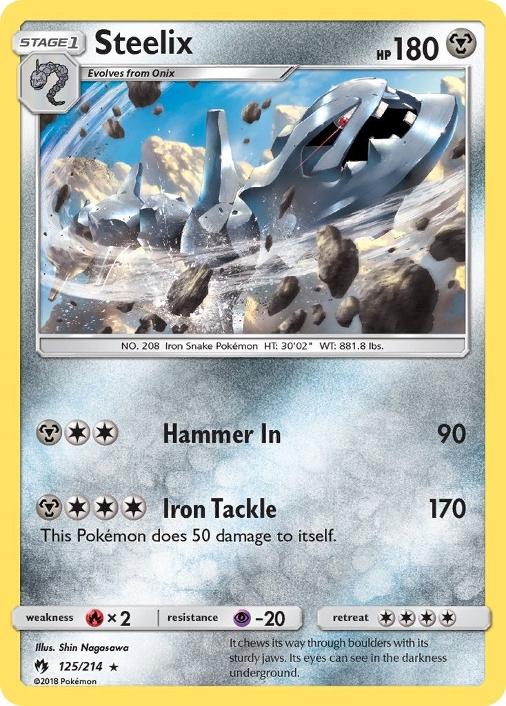 Image for Steelix (125/214) (SM - Lost Thunder) (SM8) - Pokemon