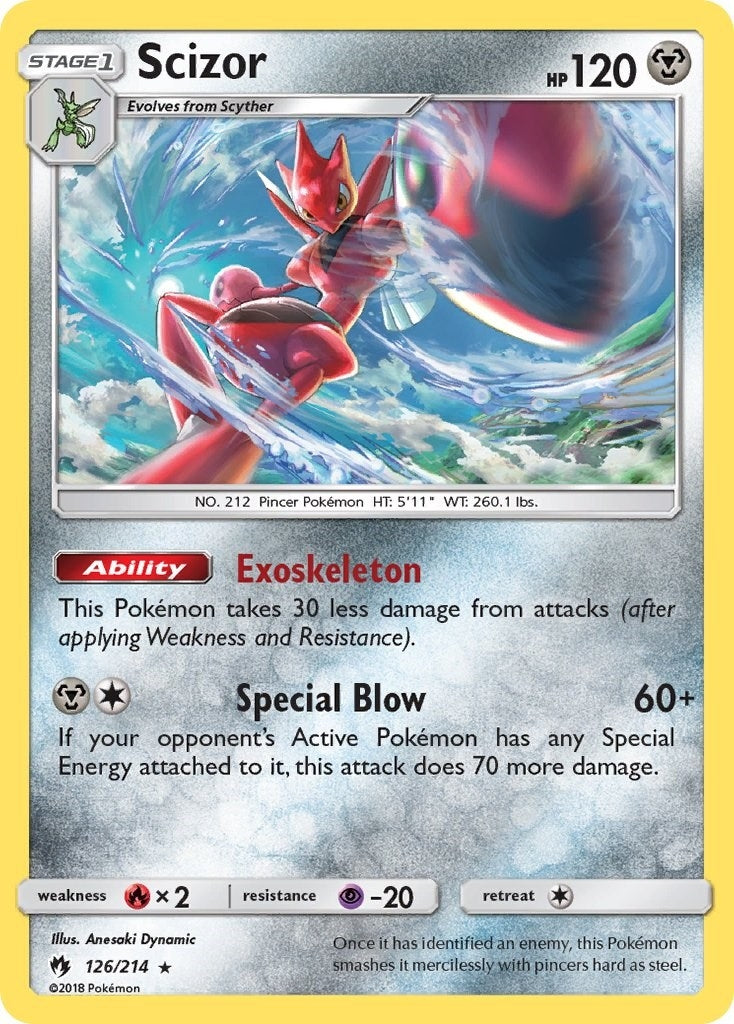 Image for Scizor (126/214) (SM - Lost Thunder) (SM8) - Pokemon