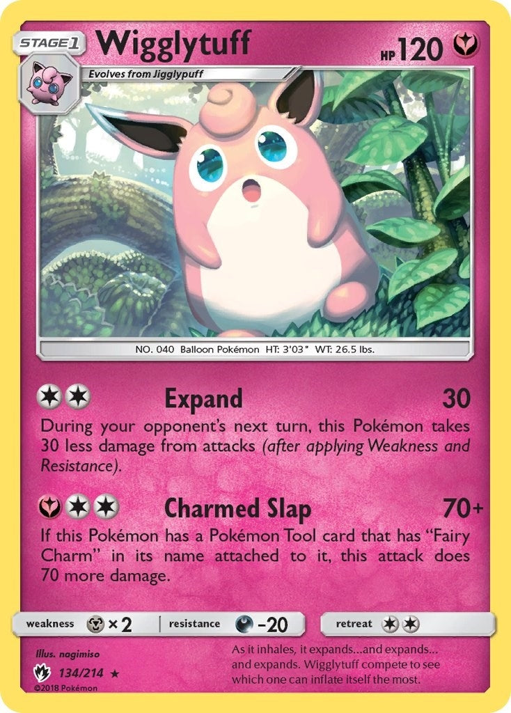 Image for Wigglytuff (134/214) (SM - Lost Thunder) (SM8) - Pokemon